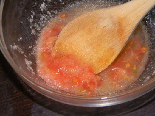 tomato face scrub