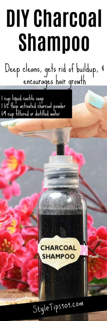 DIY Charcoal Shampoo