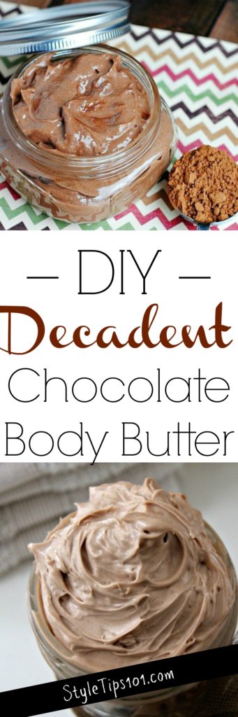 DIY Chocolate Body Butter