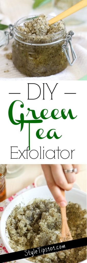 DIY Green Tea Exfoliator