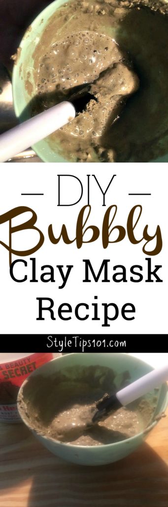 Homemade Bubbly Clay Mask