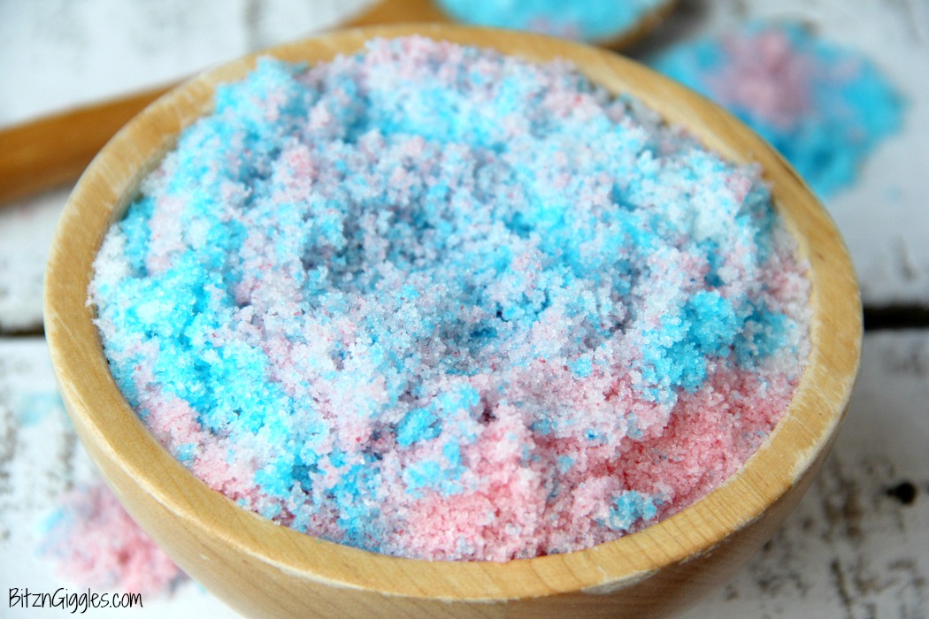 DIY Cotton Candy Sugar Scrub