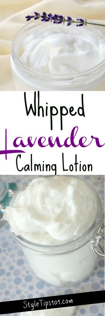 homemade calming lotion