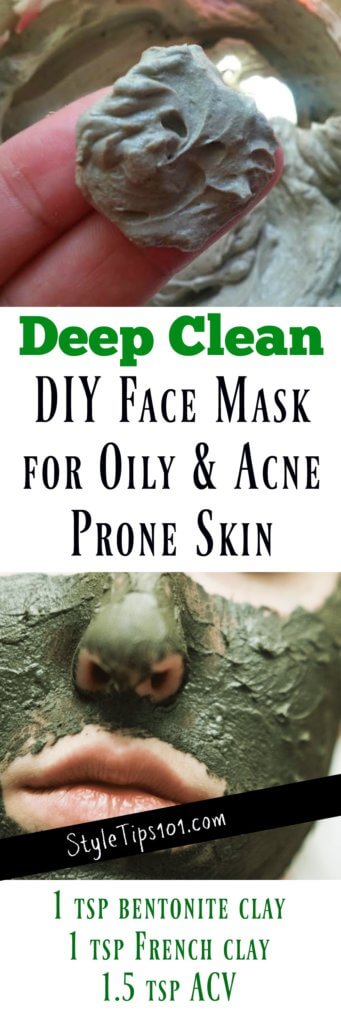 homemade deep clean face mask