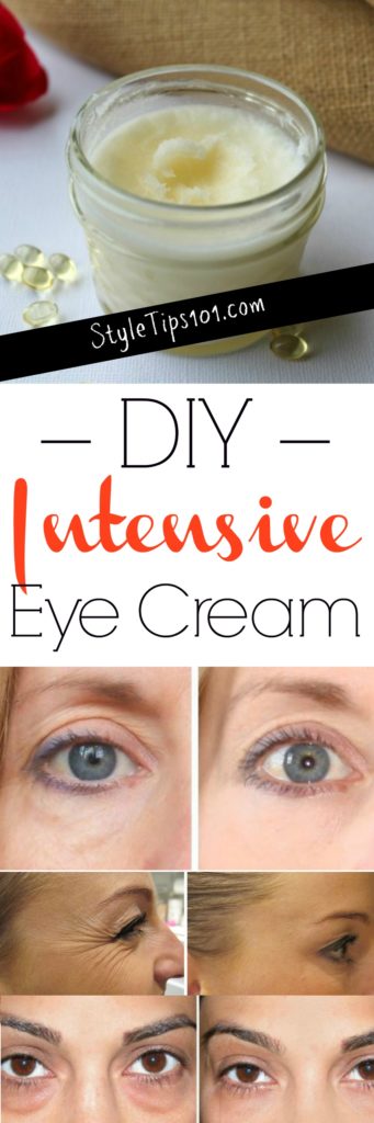 homemade eye cream