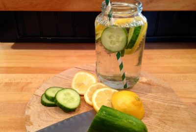 lemon apple cider vinegar detox water