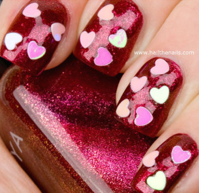 valentines nail art 6