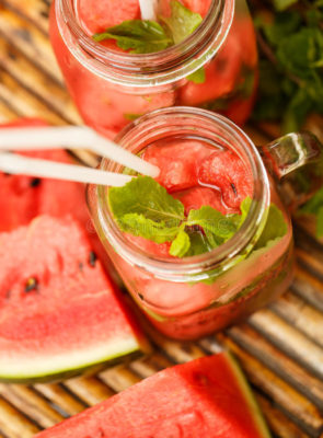 watermelon mint detox water