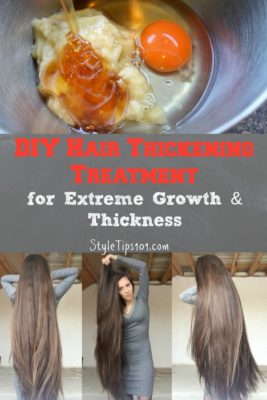 DIY Hair Thickening Treatment