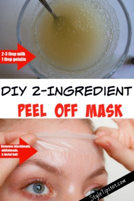 DIY Peel Off Mask