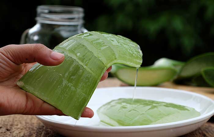 aloe vera and avocado face mask