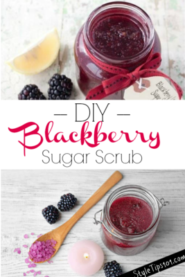 blackberry sugar scrub