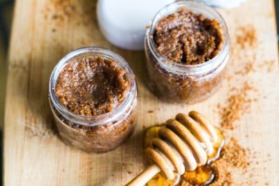 cinnamon honey lip scrub