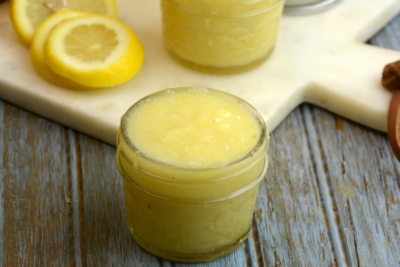 lemon body scrub