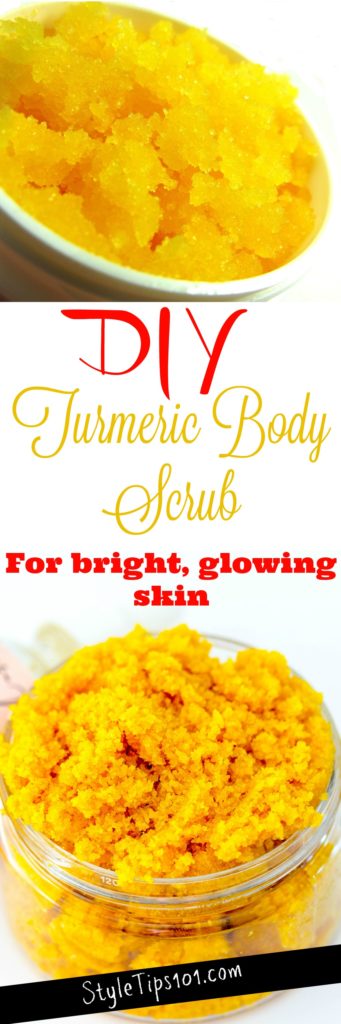 turmeric body scrub