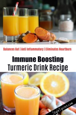 DIY Immune Boosting Turmeric Drink