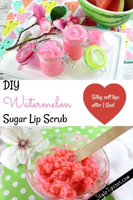 DIY Watermelon Lip Scrub