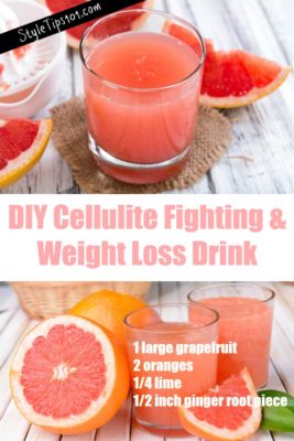 DIY cellulite fighting drink