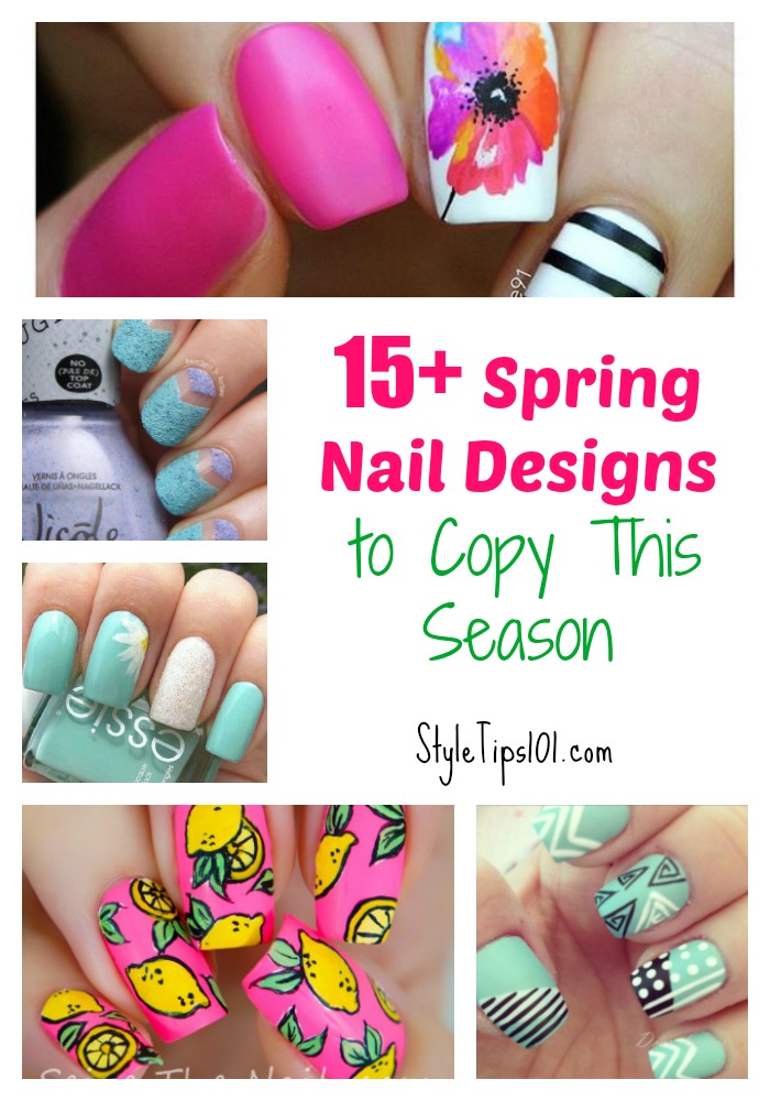 15+ Spring Nail Designs to Copy This Season