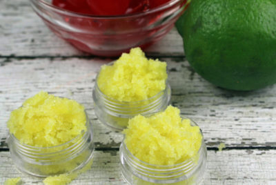 cherry limeade lip scrub