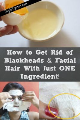 diy blackhead and facial hair remover