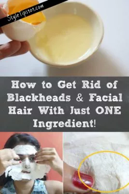 DIY Blackhead and Facial Hair Remover