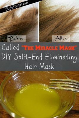 diy hair mask for split ends