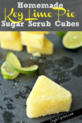 homemade key lime pie sugar scrub