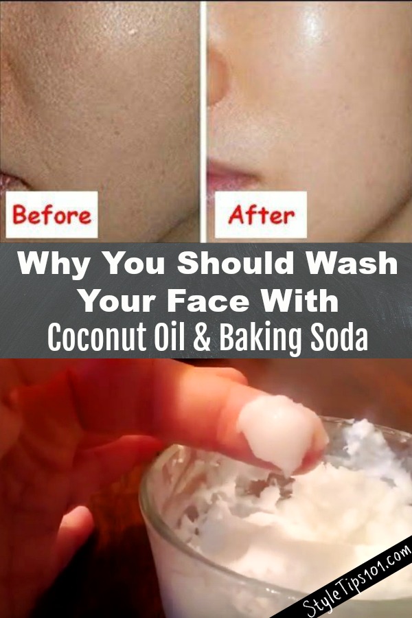 Baking Soda and Coconut Oil Face Mask