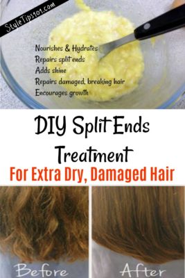 DIY Split Ends Treatment