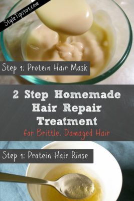Homemade Hair Repair Treatment