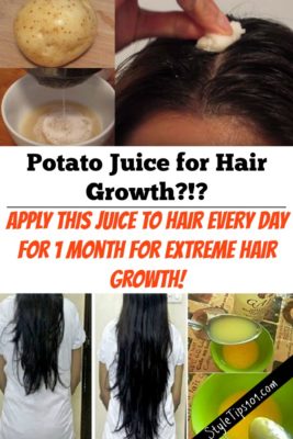 Potato Juice for Hair Growth