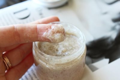 foot salt scrub