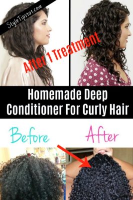 homemade deep conditioner for curly hair