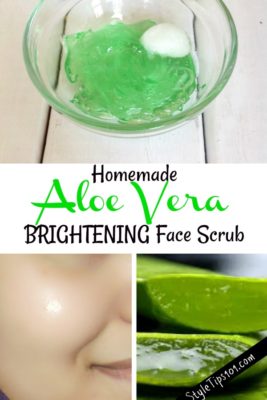 homemade skin brightening face scrub