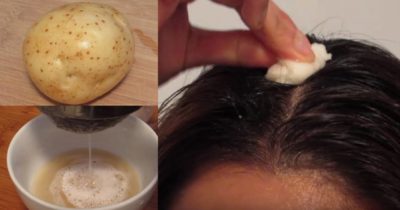 potato juice for hair