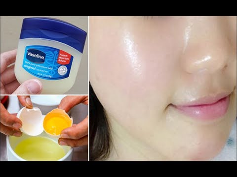 vaseline egg mask