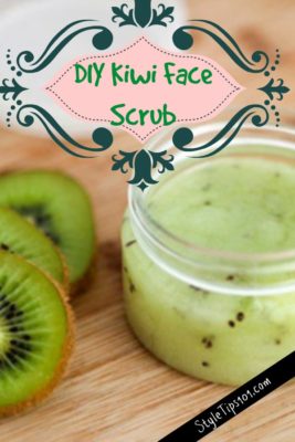 DIY Kiwi Face Scrub