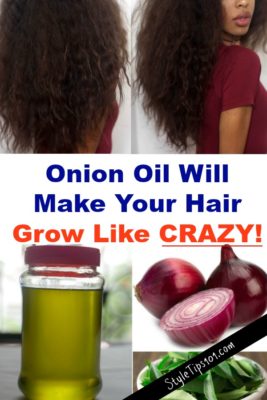 DIY onion hair oil