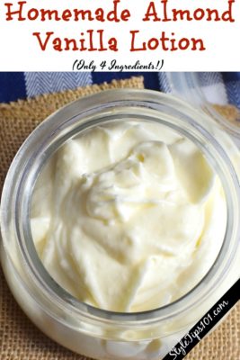 Homemade Almond Lotion