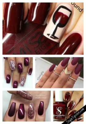 Wine Color Nails A Must Have Nail Color