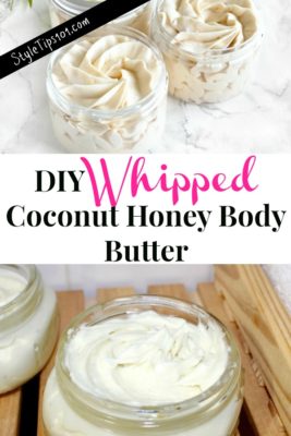 diy coconut honey body butter