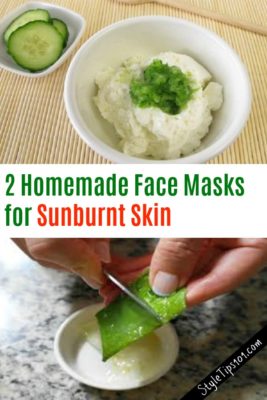 face masks for sunburnt skin