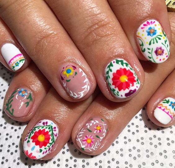 15+ Mexican Nail Designs To Fall in Love With!