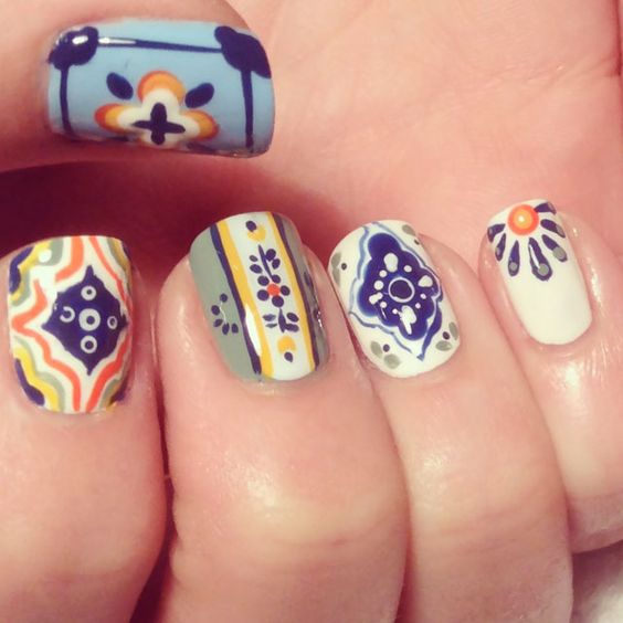 15+ Mexican Nail Designs To Fall in Love With!