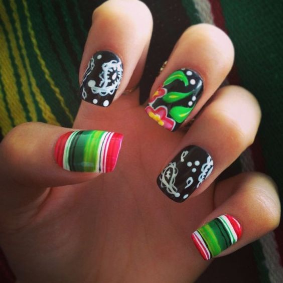 15+ Mexican Nail Designs To Fall in Love With!