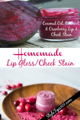 DIY Cranberry Lip Gloss