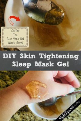 DIY Skin Tightening Sleep Mask