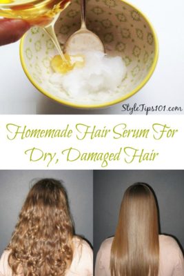 Homemade Hair Serum For Thin, Breaking Hair