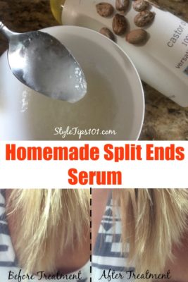Homemade Split Ends Serum